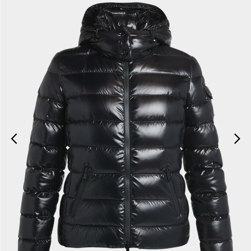 Moncler Shiny Black Puffer Jacket